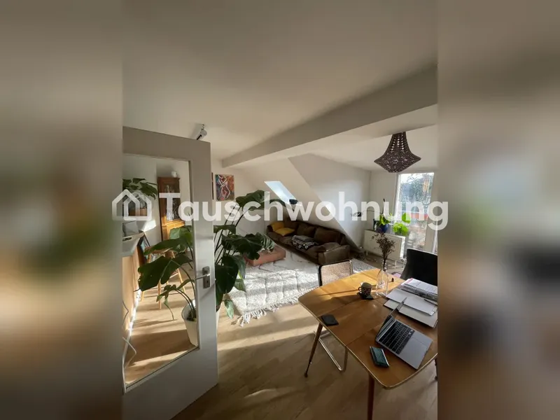 Tauschwohnung: 2Zi DG Traum in NK gegen Raus ins Grüne — photo 1